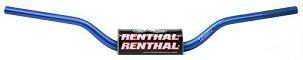 RENTHAL VOLAN 1,1/8 CALA (28,6MM) MX FATBAR HANDLEBAR BLUE CR HIGH/RICKY JOHNSON BOJA PLAVA SA SUNĐEROM