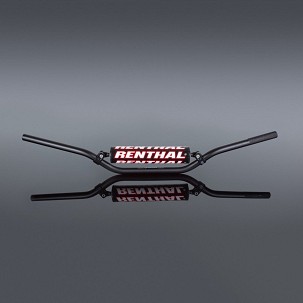 RENTHAL VOLAN 7/8 CALA (22MM) ATV HANDLEBAR BLACK YAMAHA YFM 660 RAPTOR PADDED BOJA CRNA SA SUNĐEROM