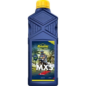 PUTOLINE 2T ULJE ZA MIESZANKI 100% SINTETIKA MX 5 1L (AKC)