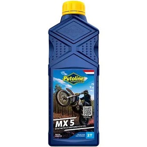 PUTOLINE 2T ULJE ZA MIESZANKI 100% SINTETIKA MX 5 1L (AKC)