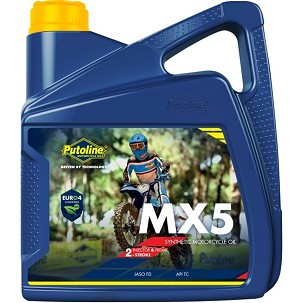 PUTOLINE 2T ULJE ZA MIESZANKI 100% SINTETIKA MX 5 4L (AKC)