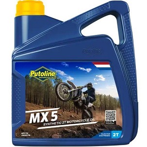 PUTOLINE 2T ULJE ZA MIESZANKI 100% SINTETIKA MX 5 4L (AKC)