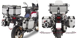 KAPPA NOSAČ KOFERE BOČNE MONOKEY CAM SIDE HONDA CRF 1000L Africa Twin (16-17) - POD KOFERE KFR K'FORCE I KVG K'VOYAGER ALU