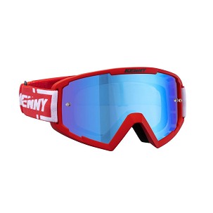 KENNY RACING NAOČARE MODEL TRACK RED - BLUE LENS - BOJA CRVENA/BELA VIZIR PLAVE OGLEDALO