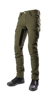 MODEKA PANTALONE DŽINS PANTALONE MOTOCIKLISTIČKA CITY NOMAD TROOPER BOJA ZELENA (OLIWKA) VELIČINA M