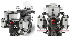 KAPPA NOSAČ KOFERE BOČNE MONOKEY CAM SIDE SUZUKI DL 650 V-STROM '17-'24 - POD KOFERE KFR K'FORCE I KVG K'VOYAGER ALU