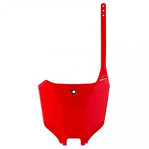 POLISPORT BROJČANA TABLICA (PLASTRON) HONDA CRF 250R '22-'26; CRF 450R '21-'26 BOJA (OEM) CRVENA