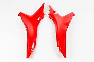 UFO ŠTITNICI FILTRA VAZDUHA HONDA CRF 250R '14-17, CRF 450R '13-16, BOJA CRVENA (KOMPLET NA DVE STRANE)