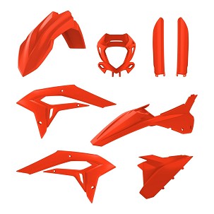POLISPORT KOMPLET PLASTIKE BETA X-TRAINER '23-'26 U SETU ŠTITNIK LAMPE (8667300002) I ŠTITNICI AMORTIZERA (8398700003) BOJA CRVENA