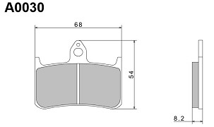 NISSIN PLOČICE KOČIONE KH187 PREMIUM SEMI-METALLIC (SINTER METAL) (ECE R90) (MADE IN JAPAN) (2P-203NS)