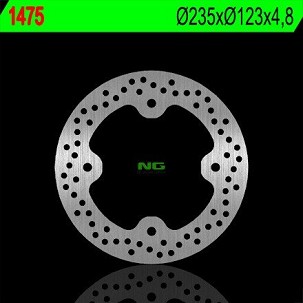 NG DISK KOČIONI PREDNJI POLARIS RANGER RZR 570 '12-'13, RZR 800 '08-'14 (235X123X4,8) (4X11,5MM)