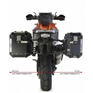 KAPPA NOSAČ KOFERE BOČNE MONOKEY CAM SIDE KTM 1190 ADVENTURE / R '13-'16, 1050 ADVENTURE '15-'16 , 1090 ADVENTURE '17-'19 , 1290 SUPER ADVENTURE '15-'16, 1290 SUPER ADVENTURE R/S '17-'20, T (17) - POD KOFERE KFR K'FORCE I KVG K'VOYAGER ALU