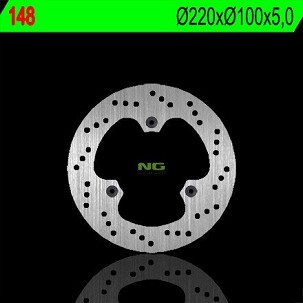 NG DISK KOČIONI ZADNJI KAWASAKI 250 NINJA '08-'13 (220X100X5) (3X10,5MM)