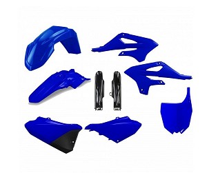 POLISPORT KOMPLET PLASTIKE (FULL KIT) YAMAHA YZ 85 '22-'26W SETU TABLICA PREDNJA (8671900001) I ŠTITNICI AMORTIZERA (8352600004) BOJA PLAVA OEM