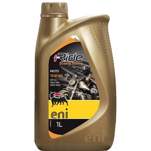 AGIP (ENI) ULJE MOTORNO I-RIDE MOTO 10U40 POLUSINTETIČKO (1L)