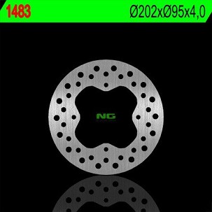 NG DISK KOČIONI PREDNJI/ZADNJI ARCTIC CAT 400/450/500/550/700 '12-'15, KYMCO 375/400/450/500/700(202X95X4) (4X8,5MM)