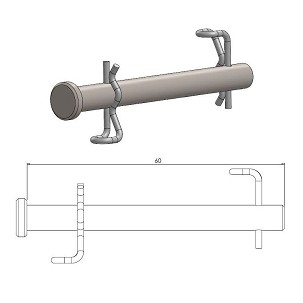 MOTO-MASTER OSOVINA (DRŽAČ) KOČIONIH PLOČICA ZADNJI: KTM 85 SX '21-, FREERIDE E-XC '21-, GASGAS MC 85 '21-, HUSQVARNA TC 85 '21-, PREDNJI: KTM 65 SX '23-, GASGAS MC 65 '23-, HUSQVARNA TC 65 '23-