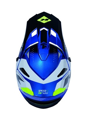 KENNY RACING REZERVNI DELOVI ŠILT ZA KACIGU TRACK KID/JUNIOR/DEČJI GRAPHIC SPEED NEON BLUE