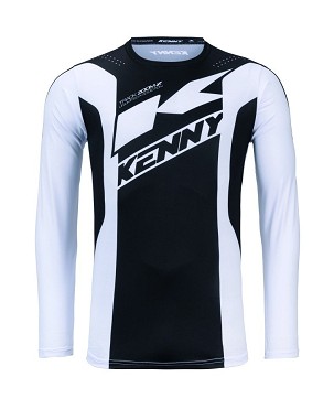 KENNY RACING MAJICA CROSS/ENDURO TRACK ZOOM BLACK WHITE BOJA CRNA/BELA SIVA VELIČINA M