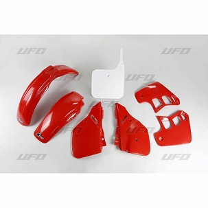 UFO KOMPLET PLASTIKE HONDA CR 250 '88-'89 BOJA OEM (CRVENA/BELA) (HO092E999)