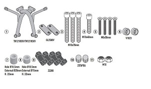 KAPPA GMOLE ŠTITNICI MOTORA HONDA CL 500 '23-'25 BOJA CRNA