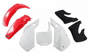 UFO KOMPLET PLASTIKE HONDA CR 125 '98-'99, CR 250 '97-'99 BOJA OEM (CRVENA/BELA) (HO094E999)