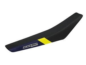 BLACKBIRD RASPRODAJA NAVLAKA / PRESVLAKA NA SEDIŠTE HUSQVARNA TC/FC 125/250/350/450 '23 (FC/TC ALL MODELS) DREAM 4 BOJA CRNA ŽUTA PLAVA