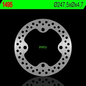 NG DISK KOČIONI PREDNJI/ZADNJI POLARIS RANGER 1000 '14-'15 (247,5X4,7) (4X15,4MM)
