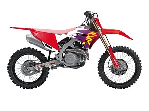 BLACKBIRD KOMPLET NALEPNICA (FOLIJA) HONDA CRF 250R '22-'24, CRF 450R '21-'24 RETRO