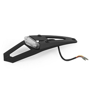 POLISPORT MONTAŽA REGISTARSKE TABLICE SA SVETLOM LED 1,1/0,2W (ZADNJE + STOP) SA HOMOLOGACIJOM BOJA CRNA