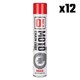 OMOTO SET 12 KOMAD SPRAY SMAR ZA LANCA 750ML ROAD O! CHAIN LUBE (O!MOTO) (OLE-006) (PAKET 12 KOMAD)