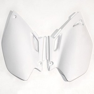 UFO ZADNJE BOČNE PLASTIKE YAMAHA YZF 250/450 '03-'05 BOJA BELA