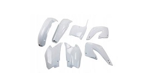 UFO KOMPLET PLASTIKE HONDA CR 125/250 '00-'01 BOJA BELA (HO100E041)