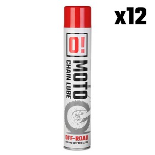 OMOTO SET 12 KOMAD SPRAY SMAR ZA LANCA 750ML OFF ROAD O! CHAIN LUBE (O!MOTO) (OLE-023) (PAKET 12 KOMAD)