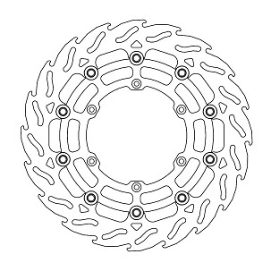 MOTO-MASTER DISK KOČIONI PLUTAJUĆI FLAME PREDNJI SUPERMOTO 300MM SA ALUMINIJUMSKIM PREČNODKIEM ZA KLIJEŠTA 4-KLIPNOG MOTO-MASTER SUZUKI / YAMAHA / FANTIC (POGLEDAJ DODATNI OPIS)