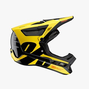 PROMOCIJA 100 PERCENT MTB KACIGA BICIKLISTIČKI AIRCRAFT COMPOSITE LTD NEON YELLOW BOJA CRNA/ŽUTA VELIČINA L (59-60 CM)