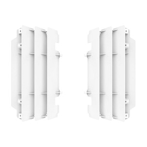 POLISPORT ŠTITNICI HLADNJAKA (KRATKI-KOMPLET ) KAWASAKI KX 250 '05-'07 BOJA BELA