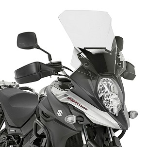 KAPPA VIZIR SUZUKI DL 650 V-STROM '17-'24 44 X 43 CM PROVIDNA - oštećena DONJA ivica VETROBRANA