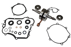 WISECO 2025/12 VRATILO KOLENASTI YAMAHA YZ 85 '19-26 (SA LEŽAJEVIMA I SEMERINZIMA NA VRATILO I KOMPLETEM ZAPTIVKI NA DOLE MOTORA)