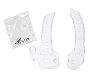 UFO ŠTITNICI RAMA HUSQVARNA TC 125 / 150 / 250 / 300 '25-'26, TX 300 '25-'26, FC 250 / 350 / 450 '25-'26, FX 350 / 450 '25-'26 BOJA BELA