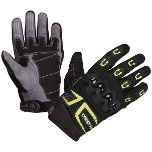 MODEKA rukavice MX TOP boja crna/fluo žuta veličina 9