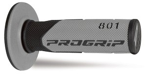 PROGRIP RUČKE PG801 OFF ROAD (22+25MM, DUŽ.115MM) BOJA CRNA/SIVA (DVOKOMPONENTNE) (PG801BK/GY) (801-171)