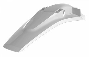 POLISPORT BLATOBRAN ZADNJI HUSQVARNA TE 125/150/250/300, FE 250/350/450/501 '17-'19 BOJA BELA OEM