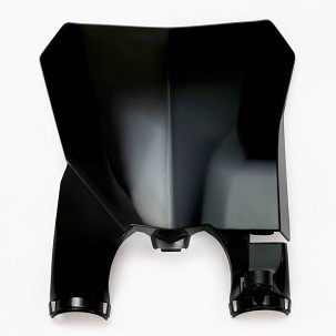 UFO TABLICA ZA STARTNI BROJ HONDA CRF 250 R '18-'21, CRF 450 R '17-'20, BOJA CRNA (STADIUM SA ŠTITNICIMA AMORTIZERA) - RASPRODAJA