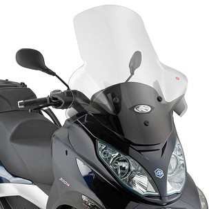 KAPPA VETROBRANSKO STAKLO PIAGGIO MP3 300 SPORT '08-'17, MP3 500 BUSINESS '08-'17, MP3 300/500 BUSINESS/SPORT '12-'17 (75 X 65CM) PROVIDNO - oštećenje premaza pri dnu stakla