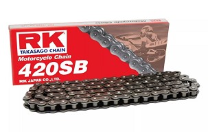 RK LANAC POGONSKI 420SB-130 SPOJNICA (CL) U SETU BOJA STANDARD (ZAPREMINA: ZA 125 CCM) (18,5 KN)