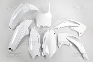 UFO KOMPLET PLASTIKE HONDA CRF 450 R '09-'10, CRF 250 '10 BOJA BELA (HO113E041)