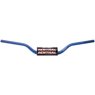 RENTHAL VOLAN 1,1/8 CALA (28,6MM) MX FATBAR HANDLEBAR BLUE KTM HIGH PADDED BOJA PLAVA SA SUNĐEROM