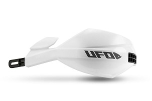 UFO 2026/01 ŠTITNICI RUKU (HAND GUARD) MUGAN UNIVERZALNE KOMPLET SA MONTAŽOM NA VOLAN 22 I 28MM BOJA BELA