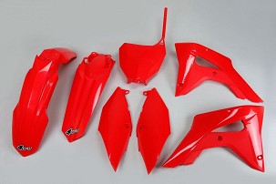 UFO KOMPLET PLASTIKE HONDA CRF 250RX '19-21, CRF 450RX '17-20, BOJA CRVENA - RASPRODAJA